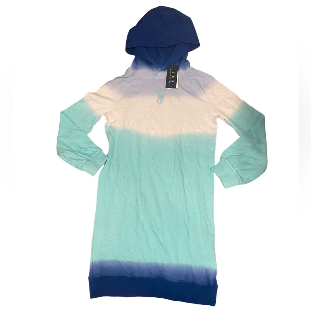 Polo Ralph Lauren Shirt Dress - dip dye blue - NWT